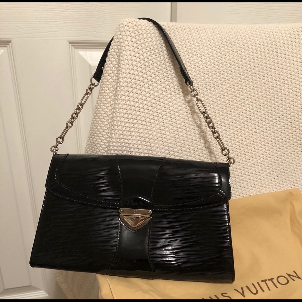 Authentic Louis Vuitton Epi Electric Clutch Noir